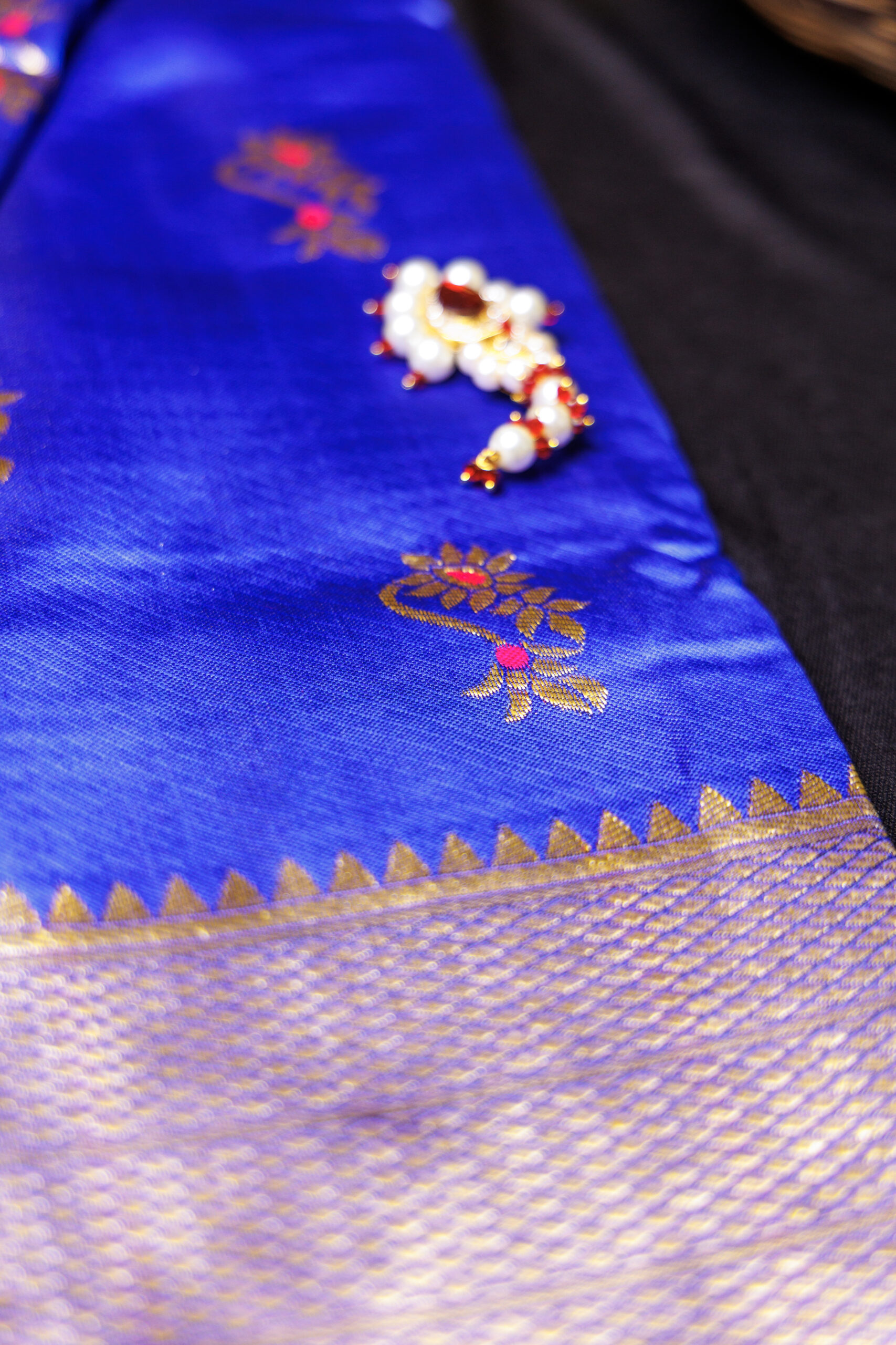 Neelanjali - Blue Paithani - Image 7