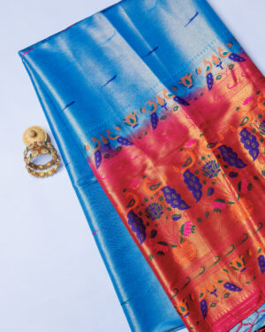 Indraneel - Blue Paithani