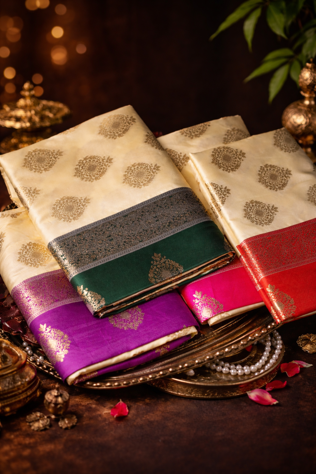 Pushpavalli - Butta Silk Saree - Image 7
