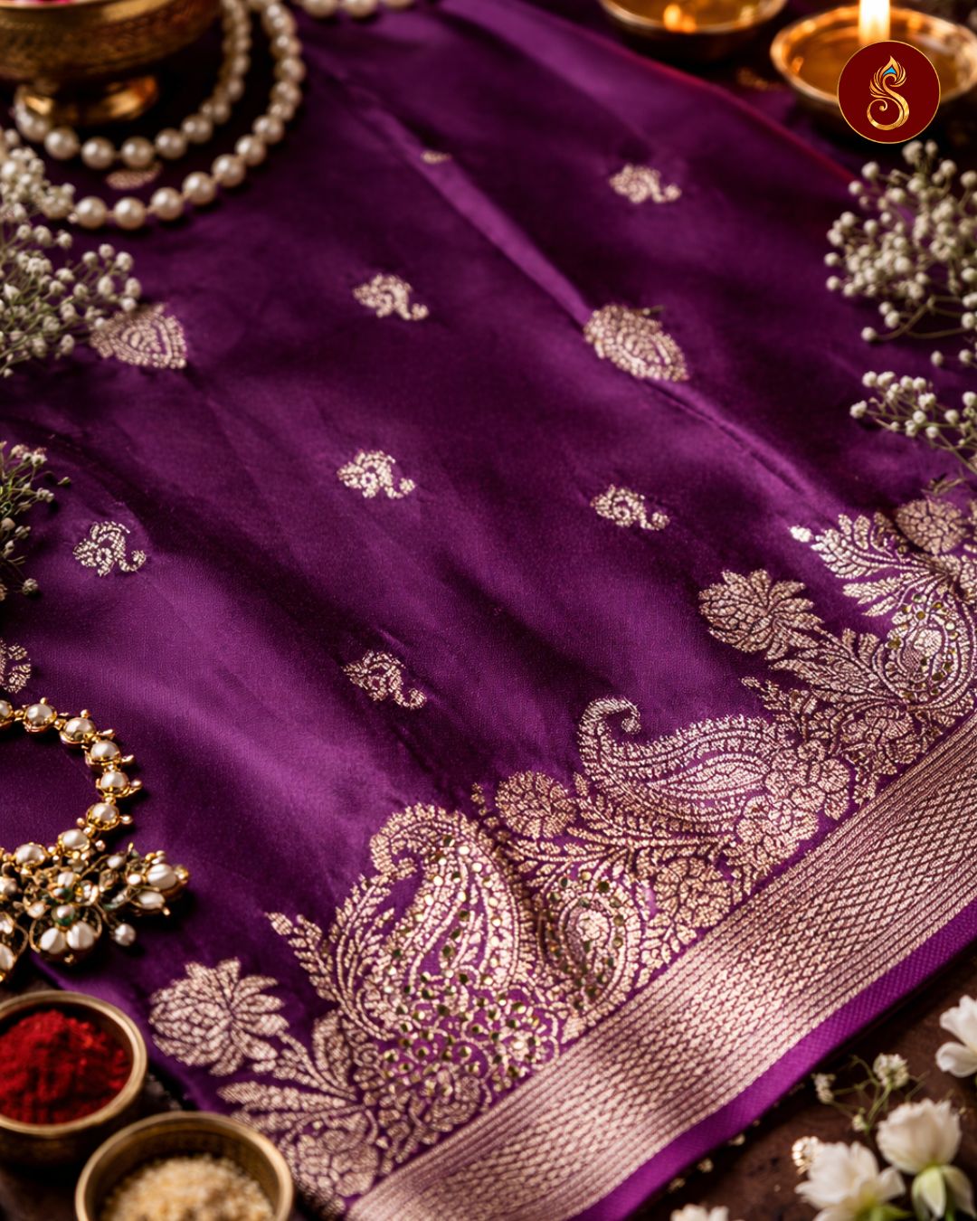 Anuragini – Royal Couture Saree - Image 8