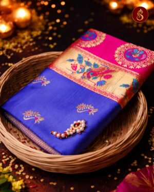 Neelanjali - Blue Paithani