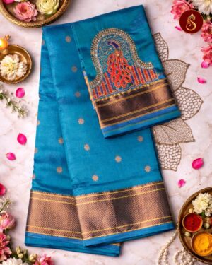 Vanaragini - Turquoise Saree