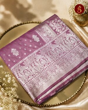 Lalita - Soft Pink Zari Saree