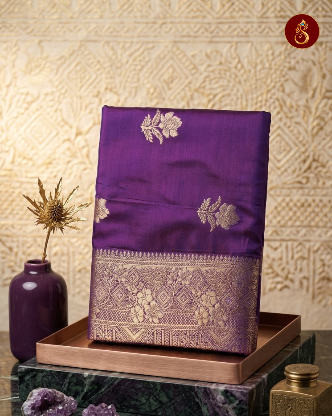 Lavanya – Floral Bloom Saree - Image 2