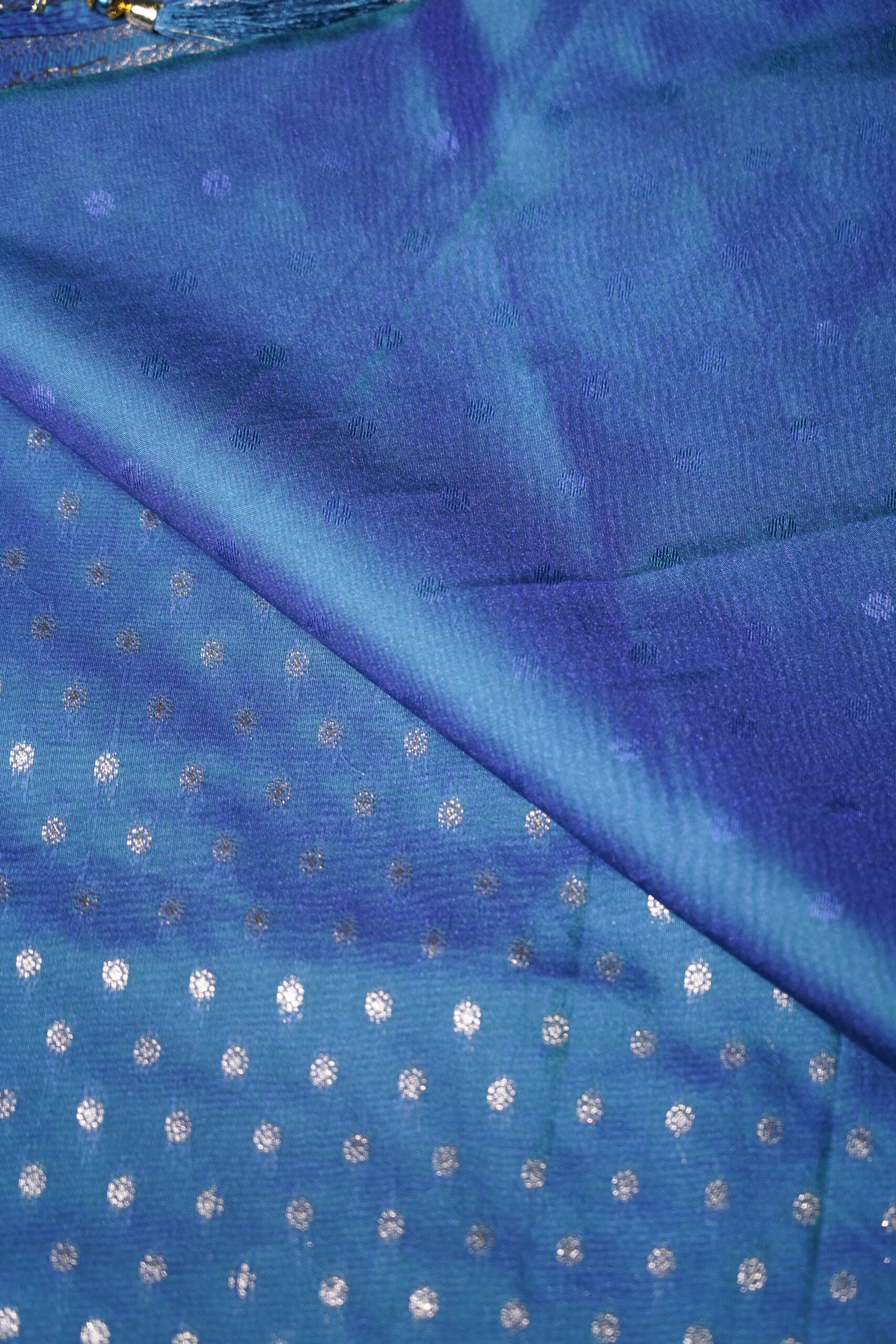 Nilraga – Dual Tone Saree - Image 8