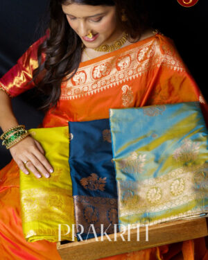 Prakriti – Zari Motifs Saree