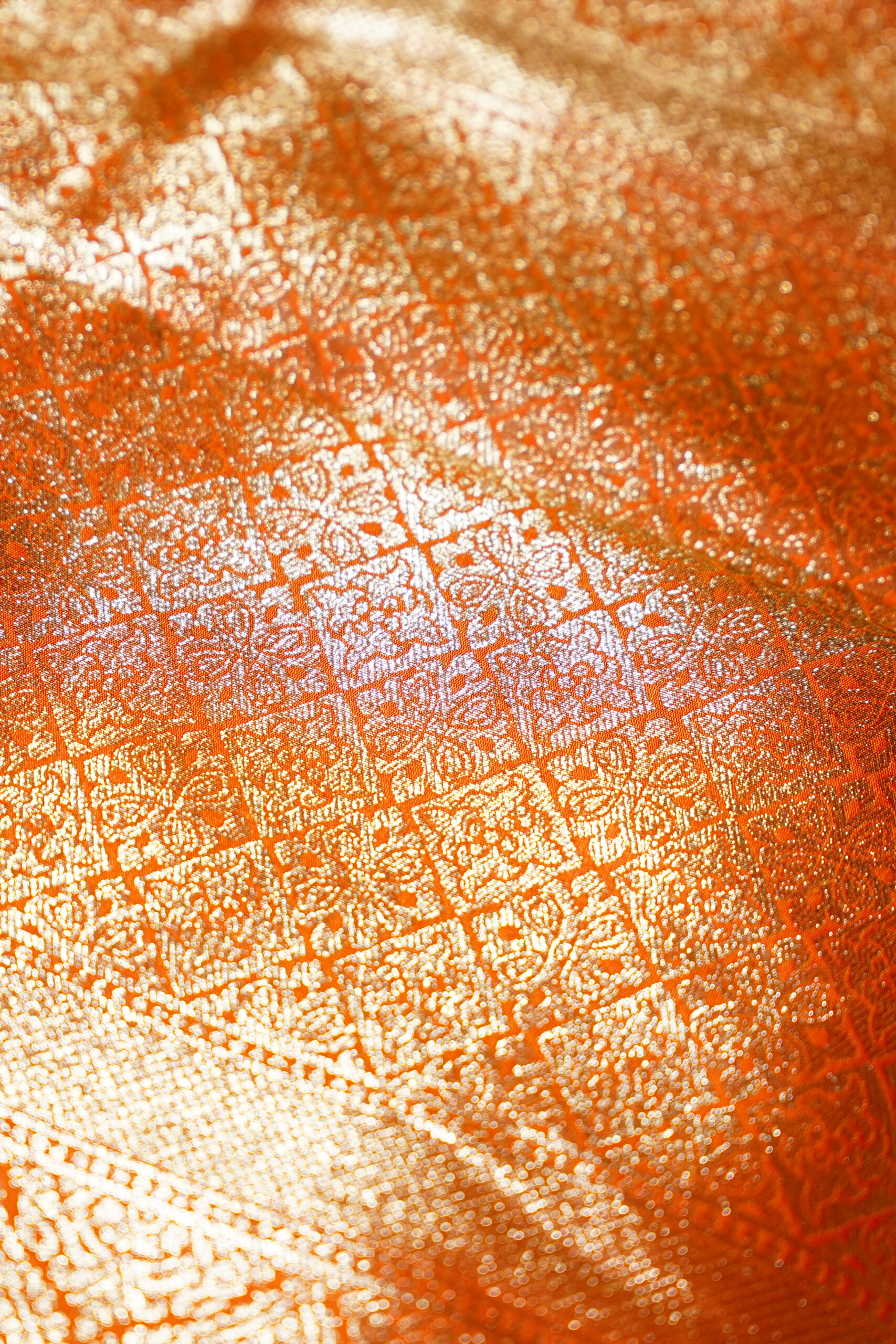 Mohini - Orange Glow Saree - Image 5