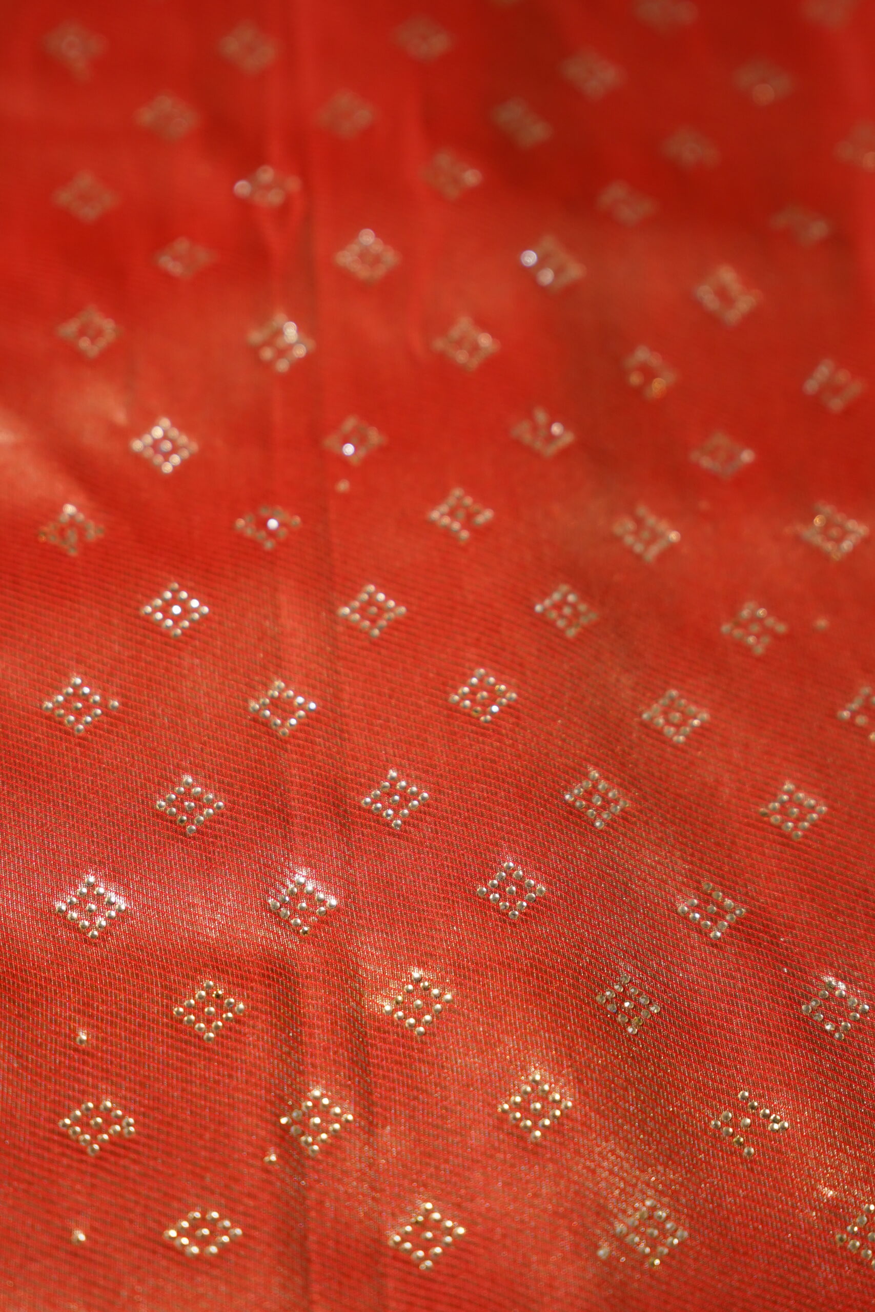 Archisha – Copper Glow Shimmer Saree - Image 10