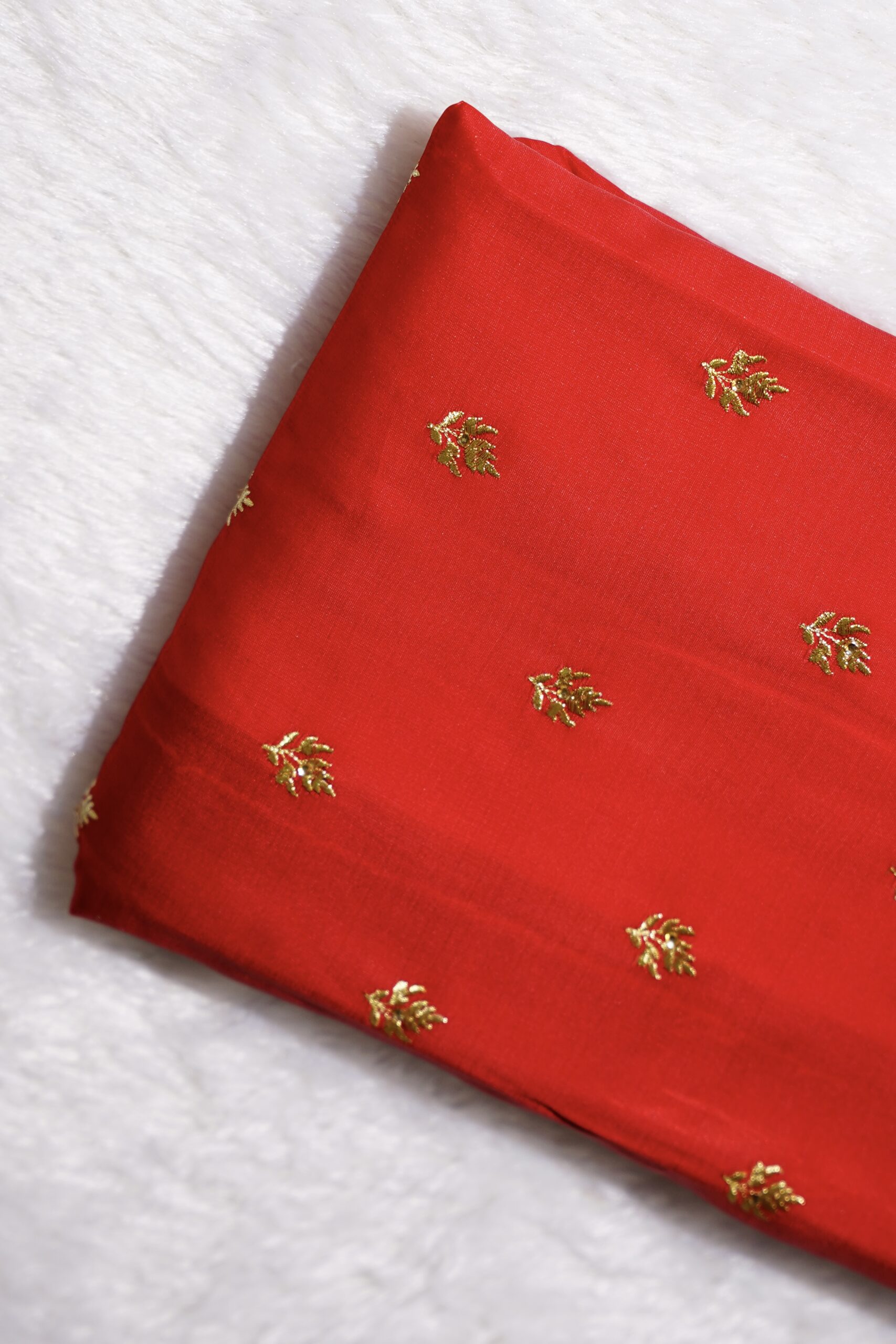 Devyani – Ruby Emerald Festive Saree - Image 3