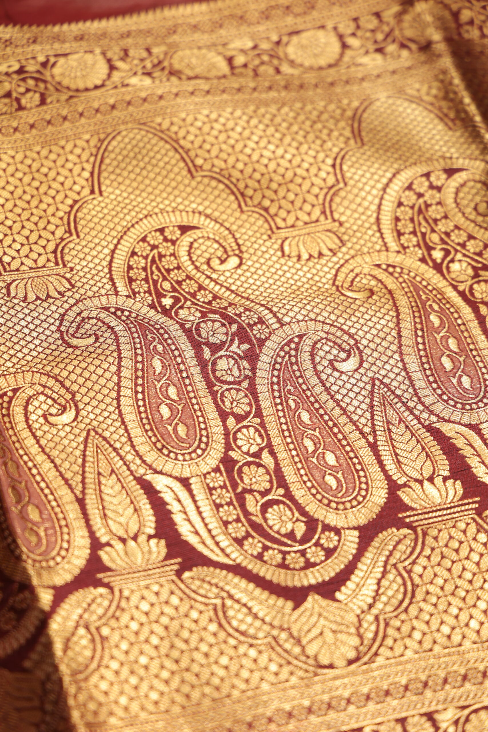 Aaranya - Rosewood Bloom Saree - Image 3